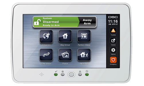 DSC Home Alarm System Keypad/Touchpad